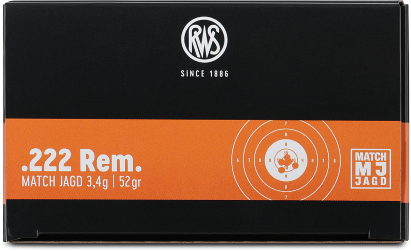  RWS .222 Remington MJ 3,4g