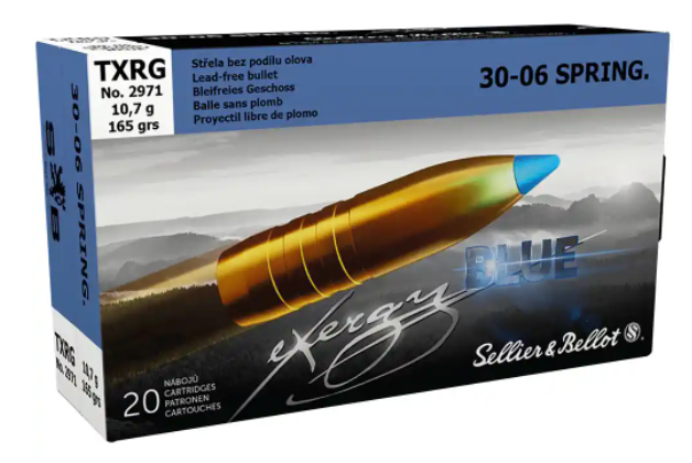 Sellier & Bellot .30-06 Spr. tipped eXergy blue 10,7g/165grs.