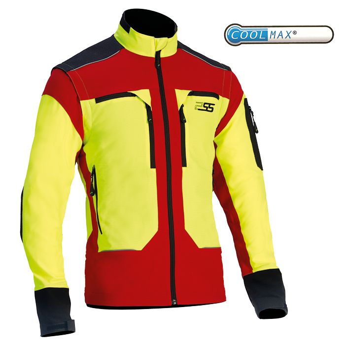 PSS X-treme Vario Funktionsjacke gelb/rot