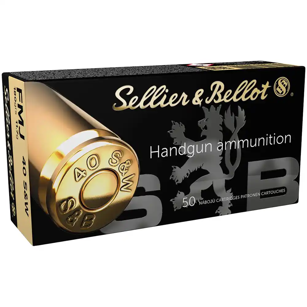Sellier & Bellot .40 S&W Vollmantel 11,7g/180grs.