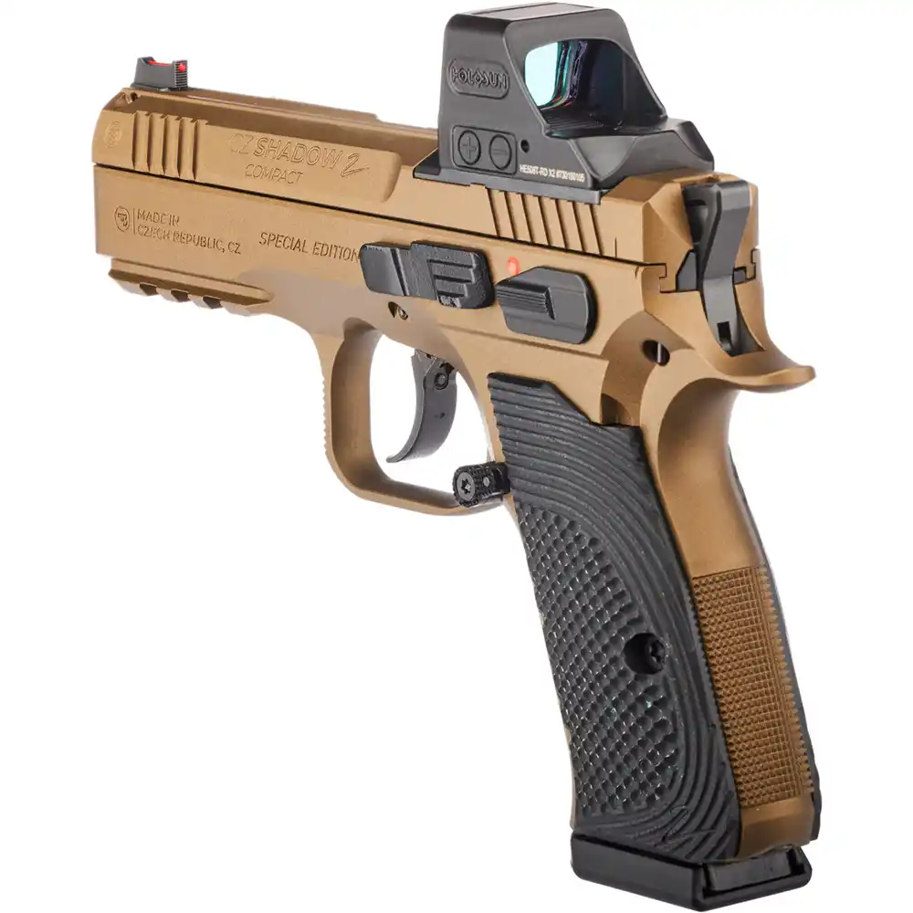 CZ Shadow 2 Compact Bronze OR mit Holosun HE508T Red-Dot CZ Shadow 2 Compact Bronze OR mit Holosun HE508T Red-Dot