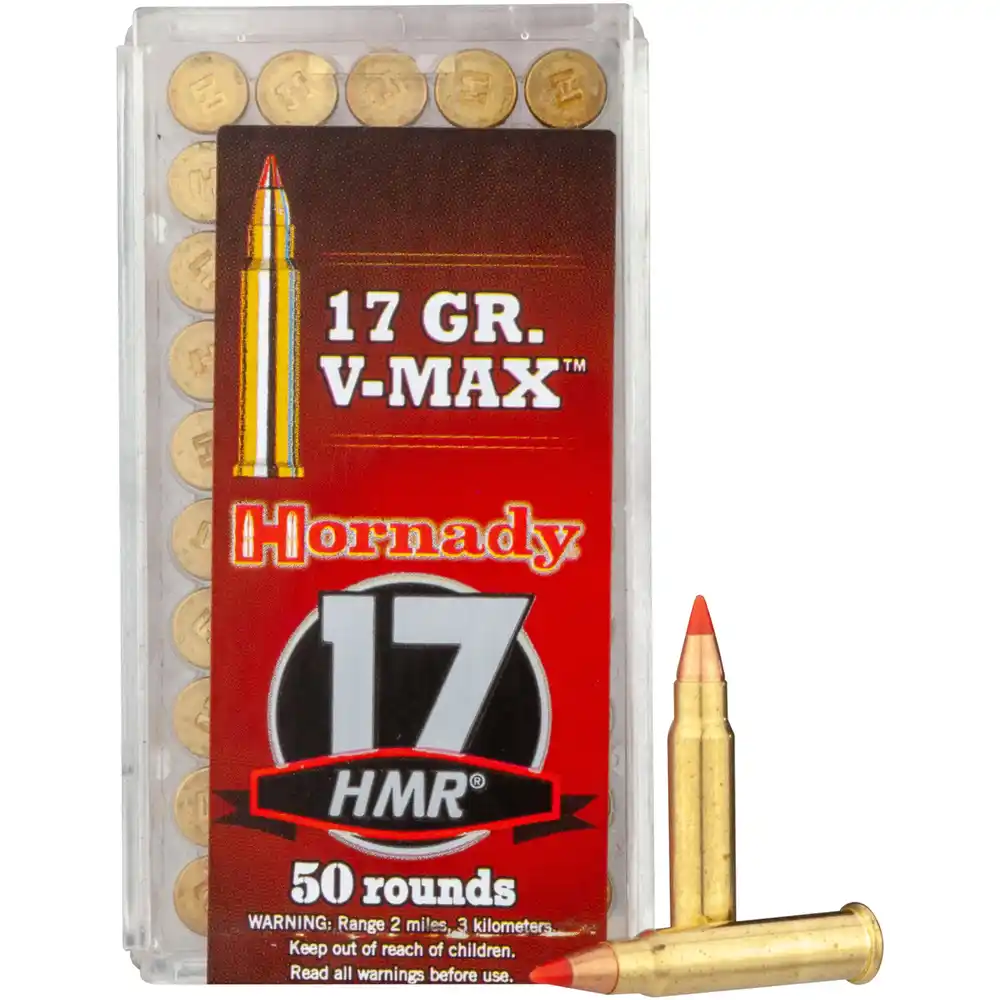 Hornady .17 HMR V-Max 1,1g/17grs. Hornady .17 HMR V-Max 1,1g/17grs.