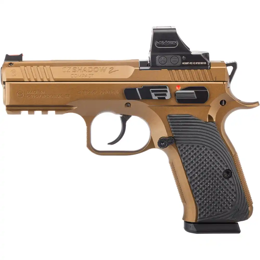 CZ Shadow 2 Compact Bronze OR mit Holosun HE508T Red-Dot