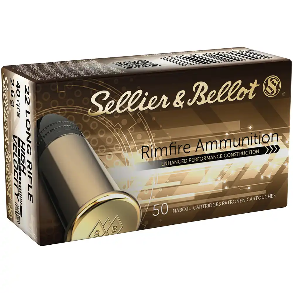Sellier & Bellot .22 lr High Velocitiy HP 2,60g/40grs Sellier & Bellot .22 lr High Velocitiy HP 2,60g/40grs