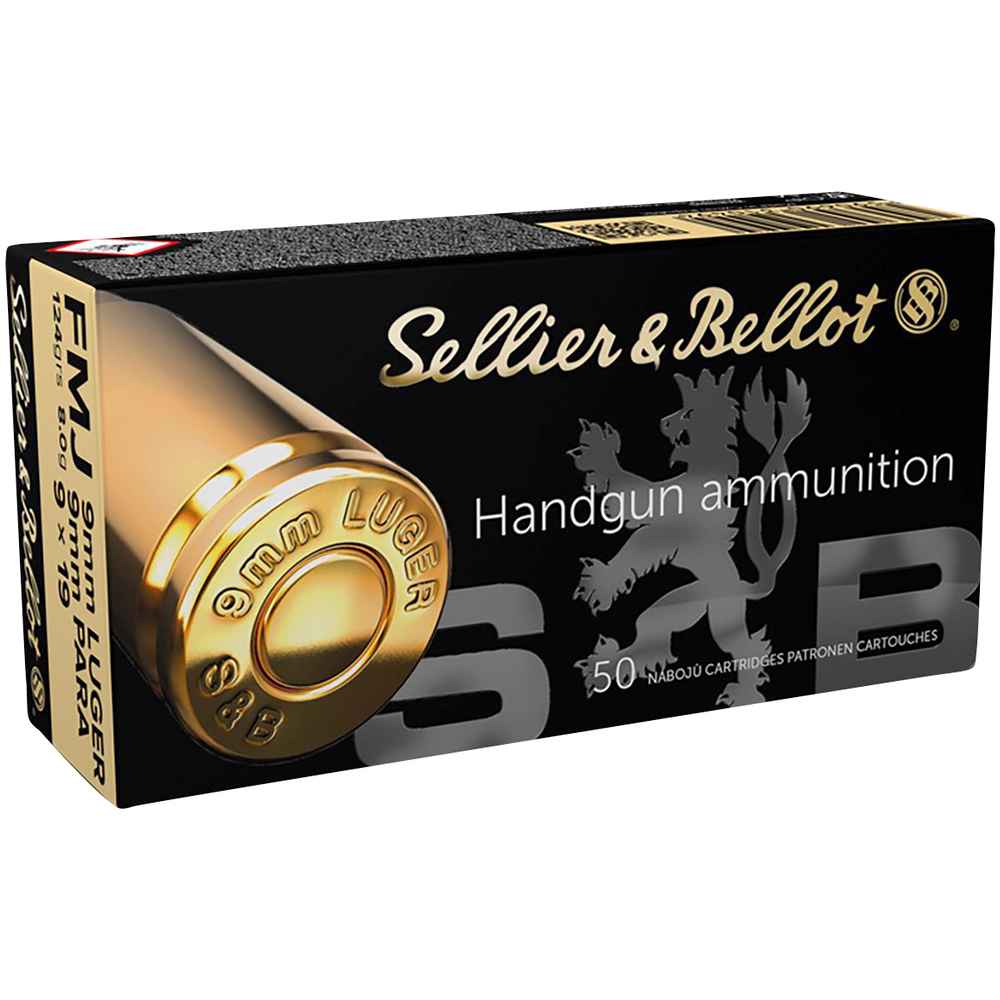 Sellier & Bellot 9mm Luger Vollmantel 124 grs.