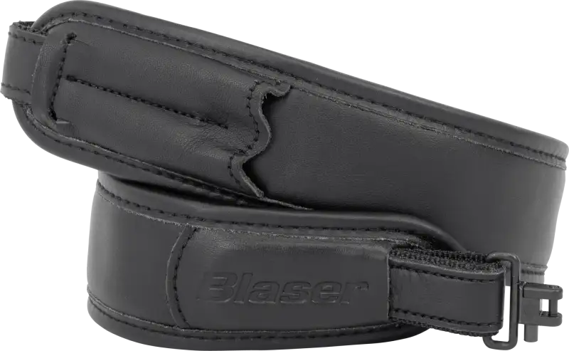 Blaser Gewehrriemen - Leder Schwarz