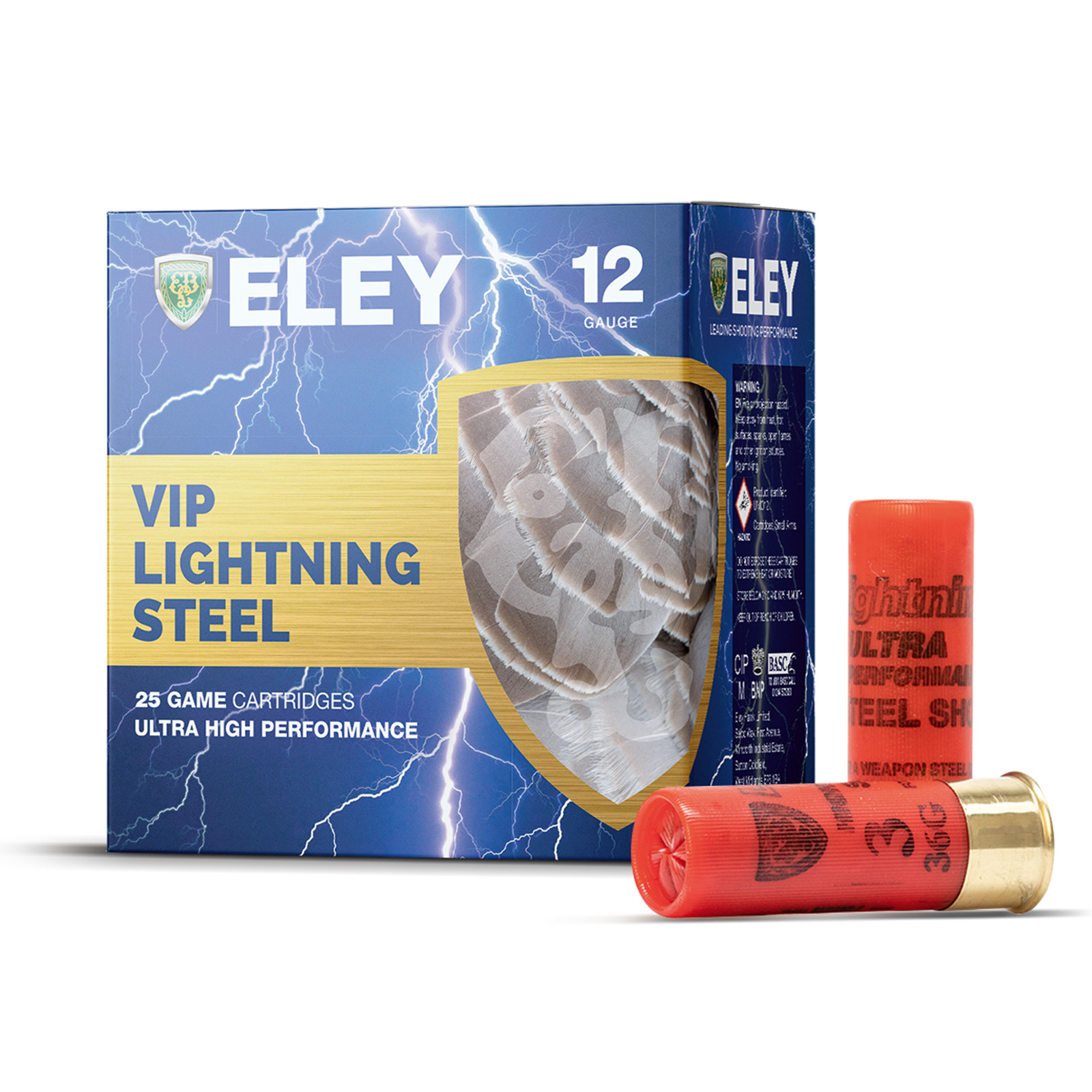 ELEY VIP Lightning Steel 12/76