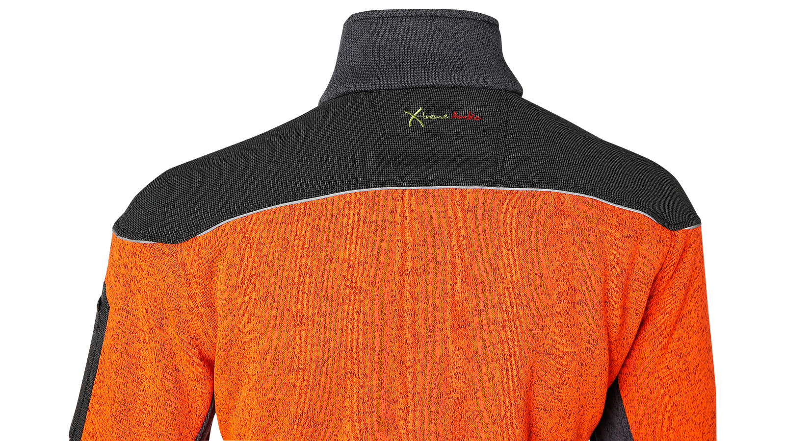 PSS X-treme Arctic Faserstrickjacke grau/orange