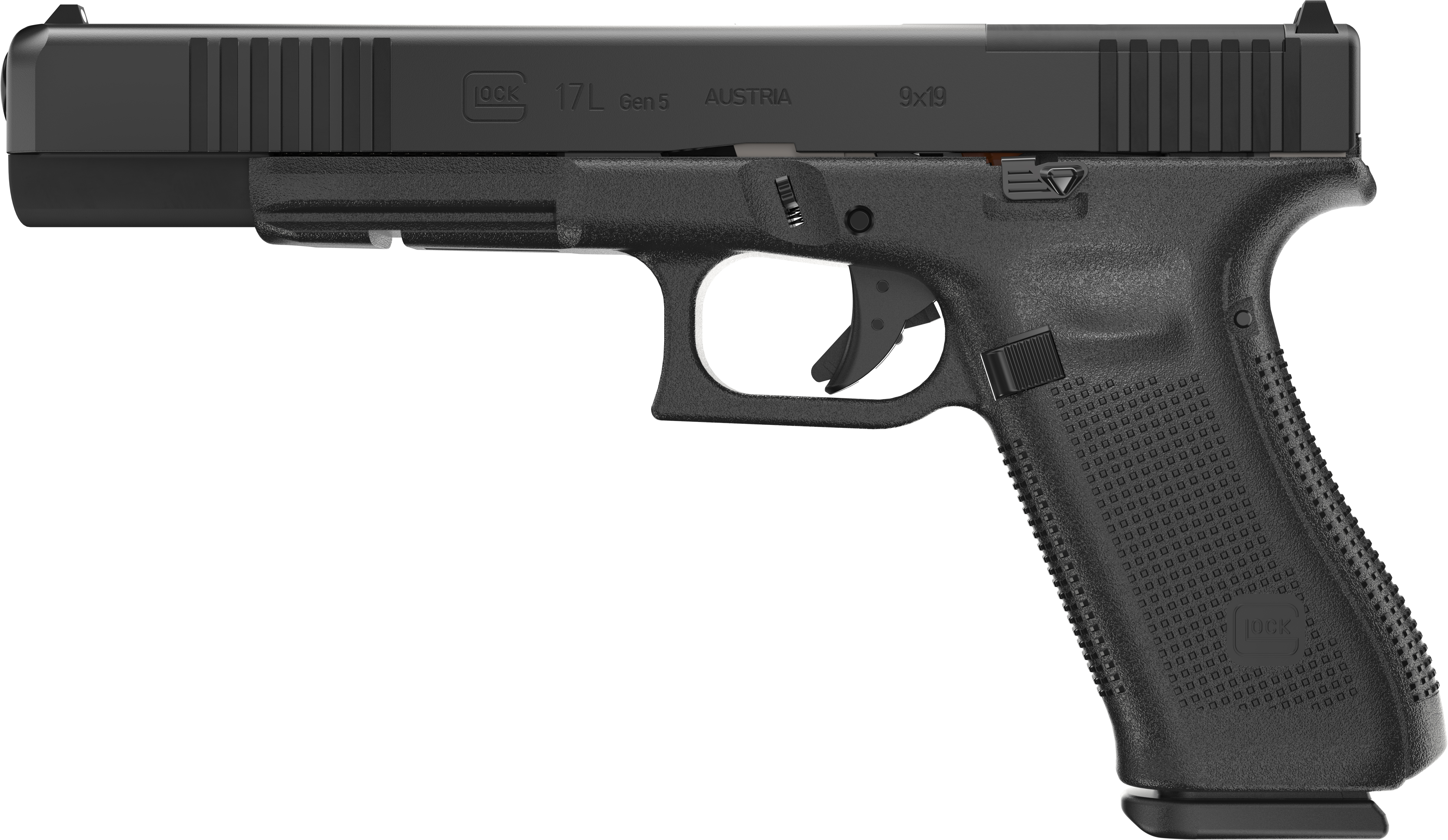 GLOCK Pistole G17L Gen5, MOS, FS, 9 mm Luger, Longslide