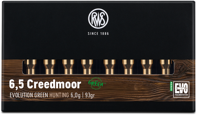 RWS 6,5 Creedmoor Evolution Green 6,0G