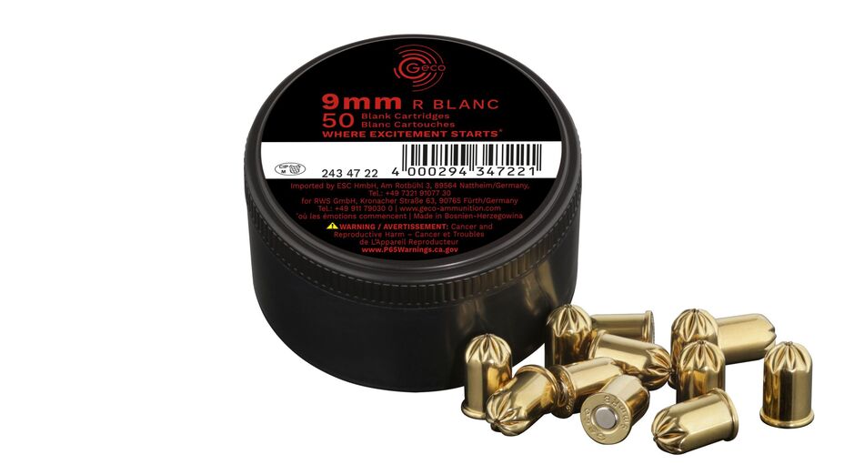 GECO Platzpatronen 9 mm R Blank (Nitro-RB)