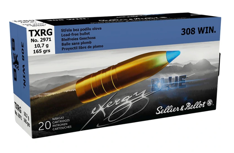 Sellier & Bellot .308 Win. tipped eXergy blue 10,7g/165grs.