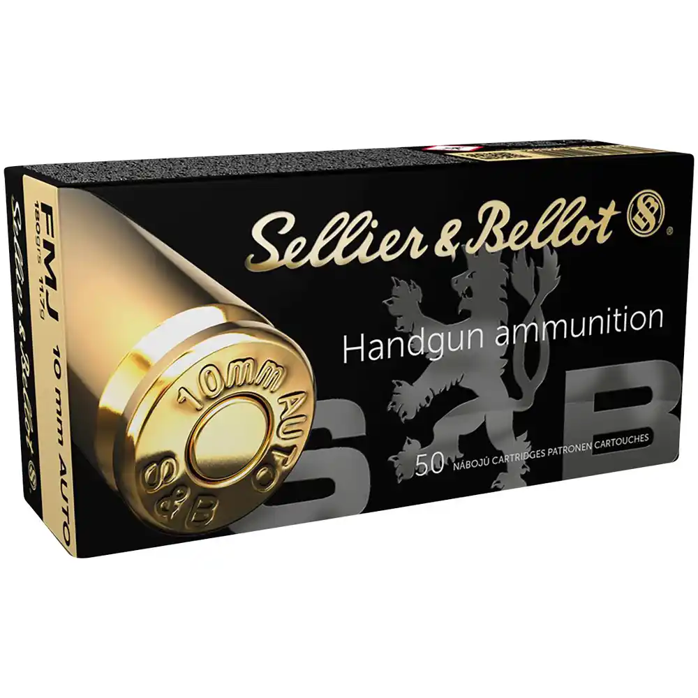 Sellier & Bellot 10 mm Auto Vollmantel 11,7g/180grs.