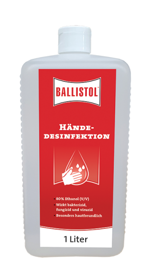 BALLISTOL HÄNDEDESINFEKTION Euro-Flasche 1000ml 