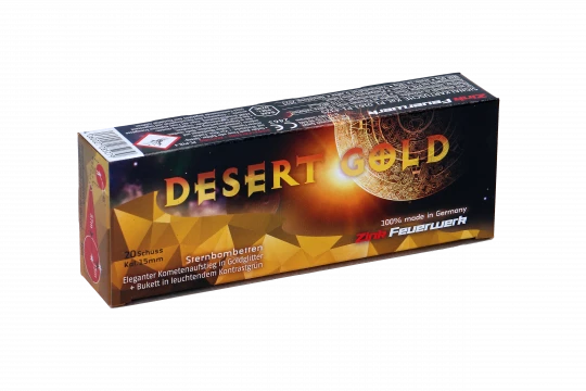 Zink Desert Gold 15mm, 20er