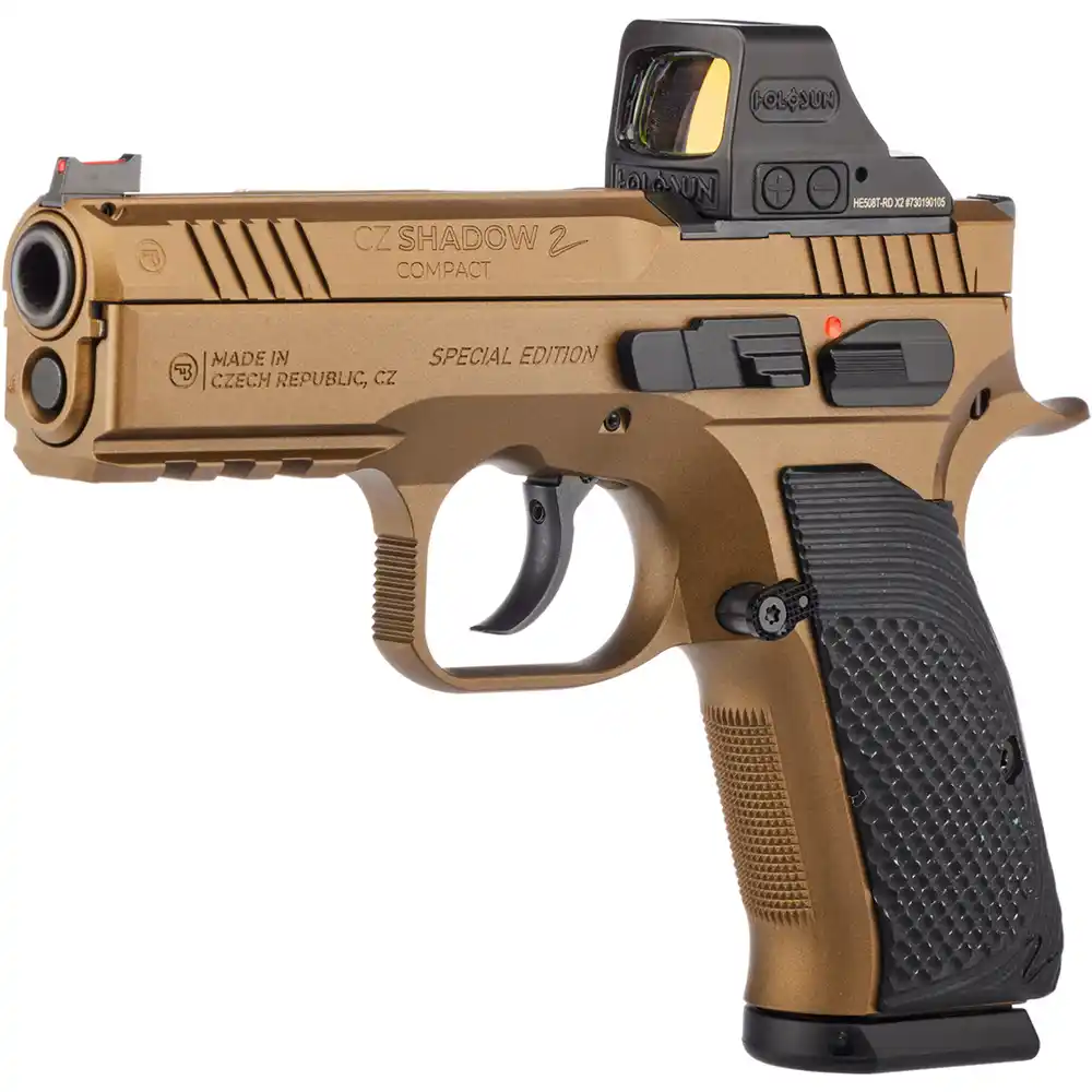CZ Shadow 2 Compact Bronze OR mit Holosun HE508T Red-Dot CZ Shadow 2 Compact Bronze OR mit Holosun HE508T Red-Dot