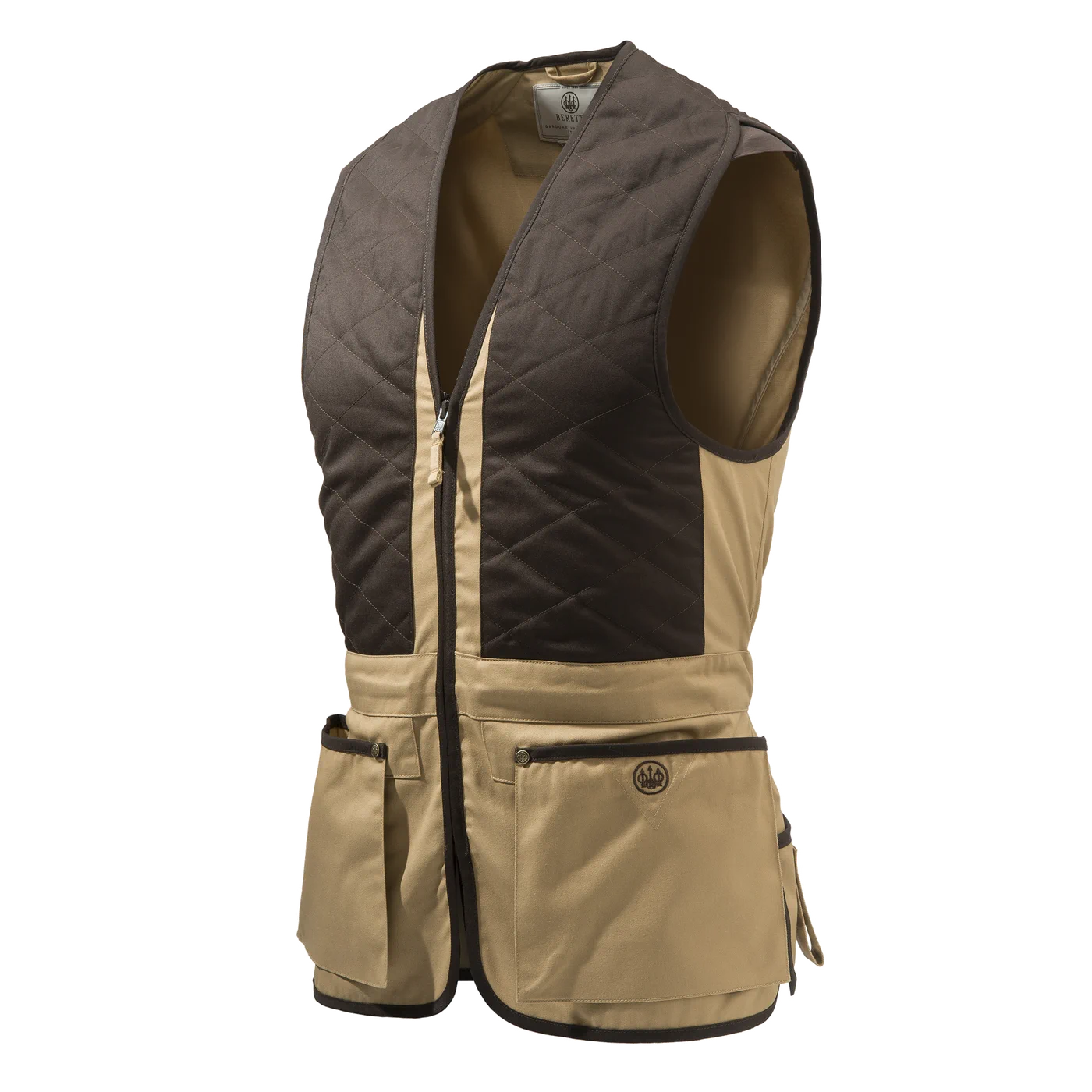 Beretta Schießweste Trap Cotton / Universal Beige / Braun