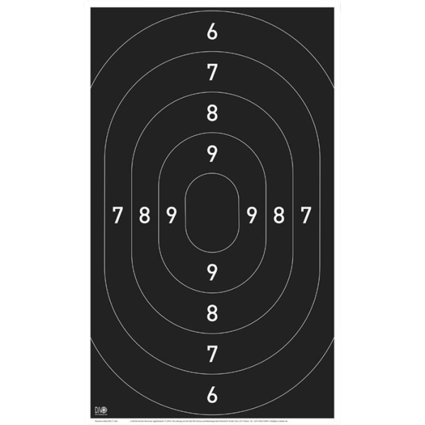 DJV Pistolenscheibe (25m) DJV Pistolenscheibe (25m)