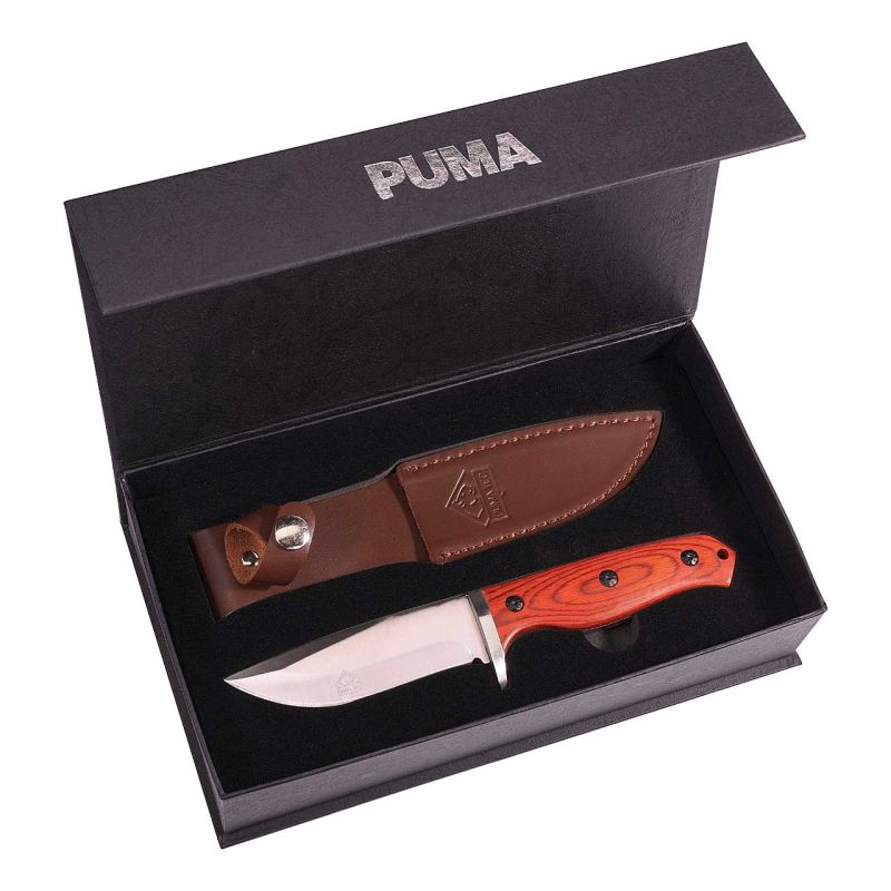 Puma TEC Gürtelmesser, Pakkaholz
